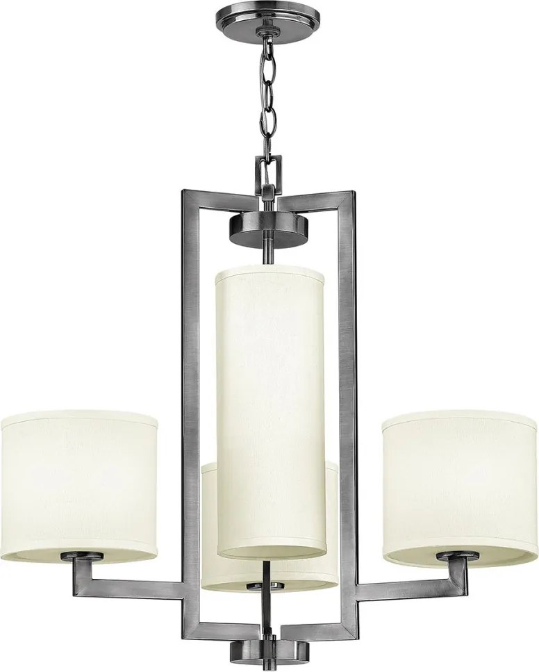 ELSTEAD HK-HAMPTON4 HAMPTON Modern Csillár Fehér, Nikkel E27 IP20