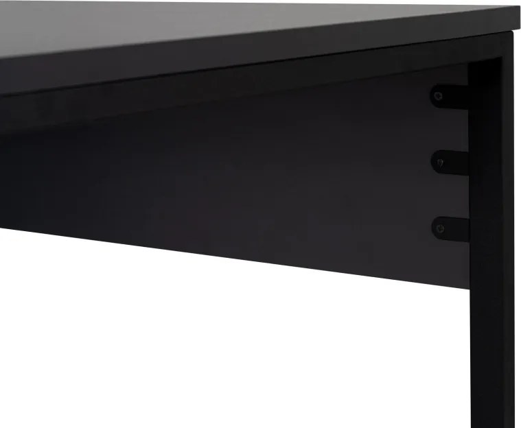 Twin Study Desk - antracit/fekete íróasztal