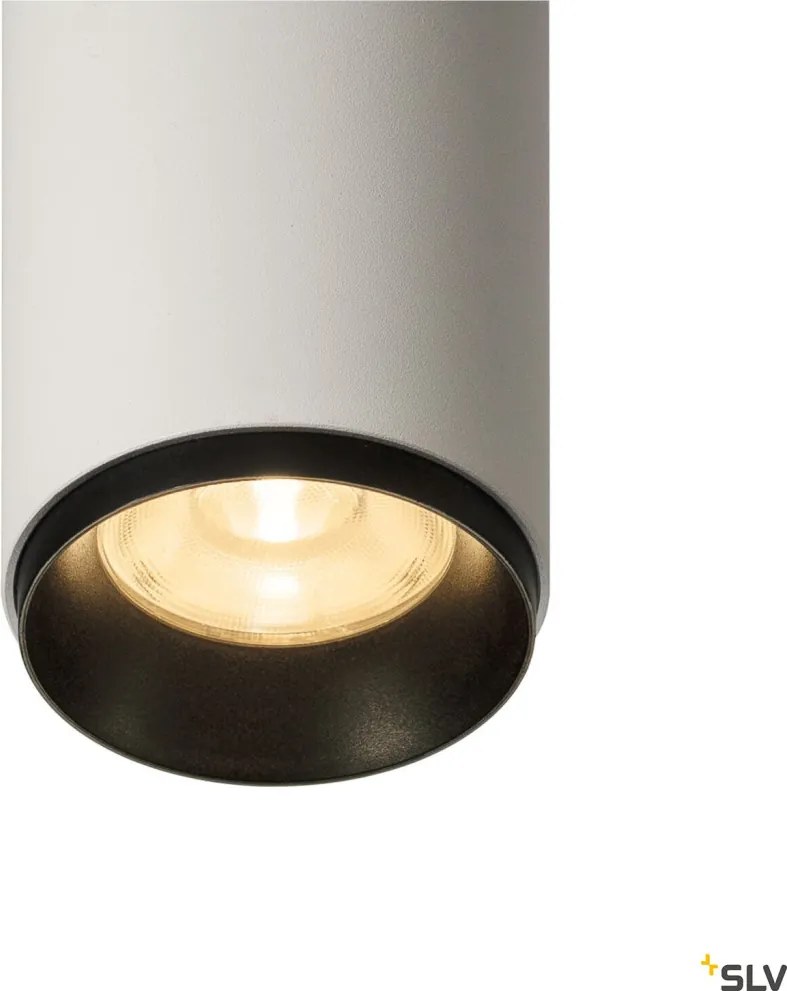 SLV 1004510 NUMINOS Hengeres Mennyezeti Lámpa Fehér, Fekete LED IP20