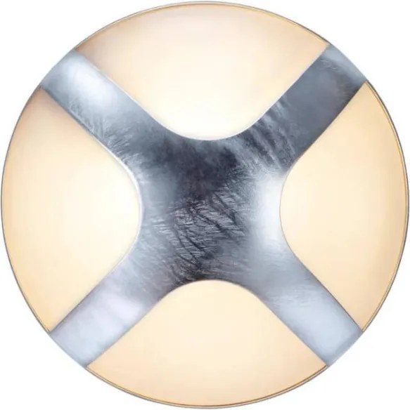 NORDLUX 2118121031 CROSS Modern Kültéri Fali Lámpa Ezüst Horganyzott E14 IP54