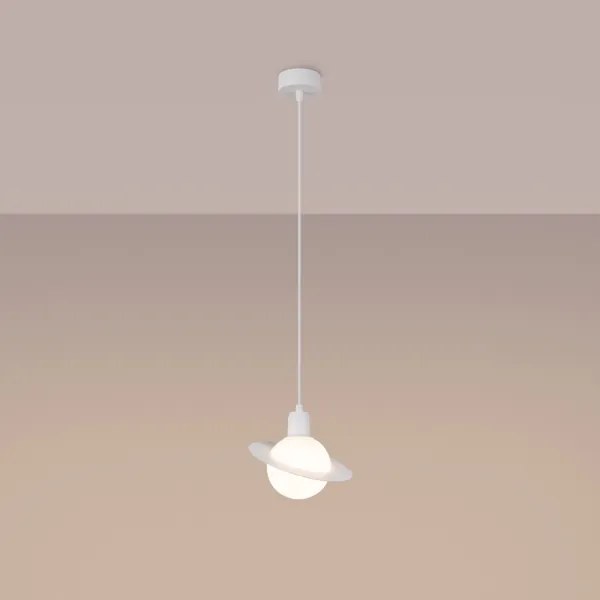 Sollux SL.1356 - Csillár zsinóron HYPERION 1xG9/8W/230V fehér