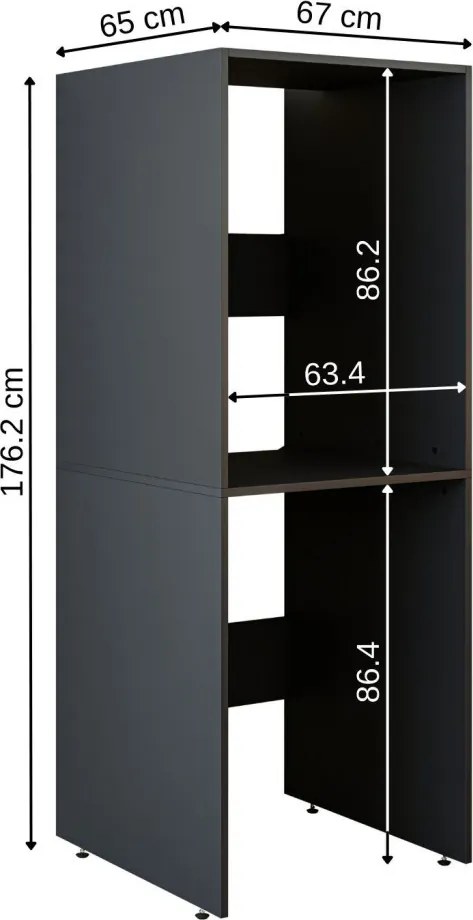 Fürdőszobaszekrény, 67 cm – TR283VLN1350