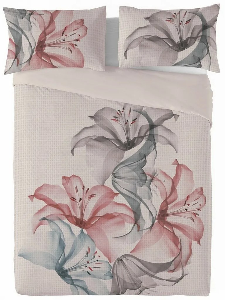 Lilie pamut és len keverékből készült ágyneműhuzat, 220 x 200 cm, 2x 70 x 80 cm