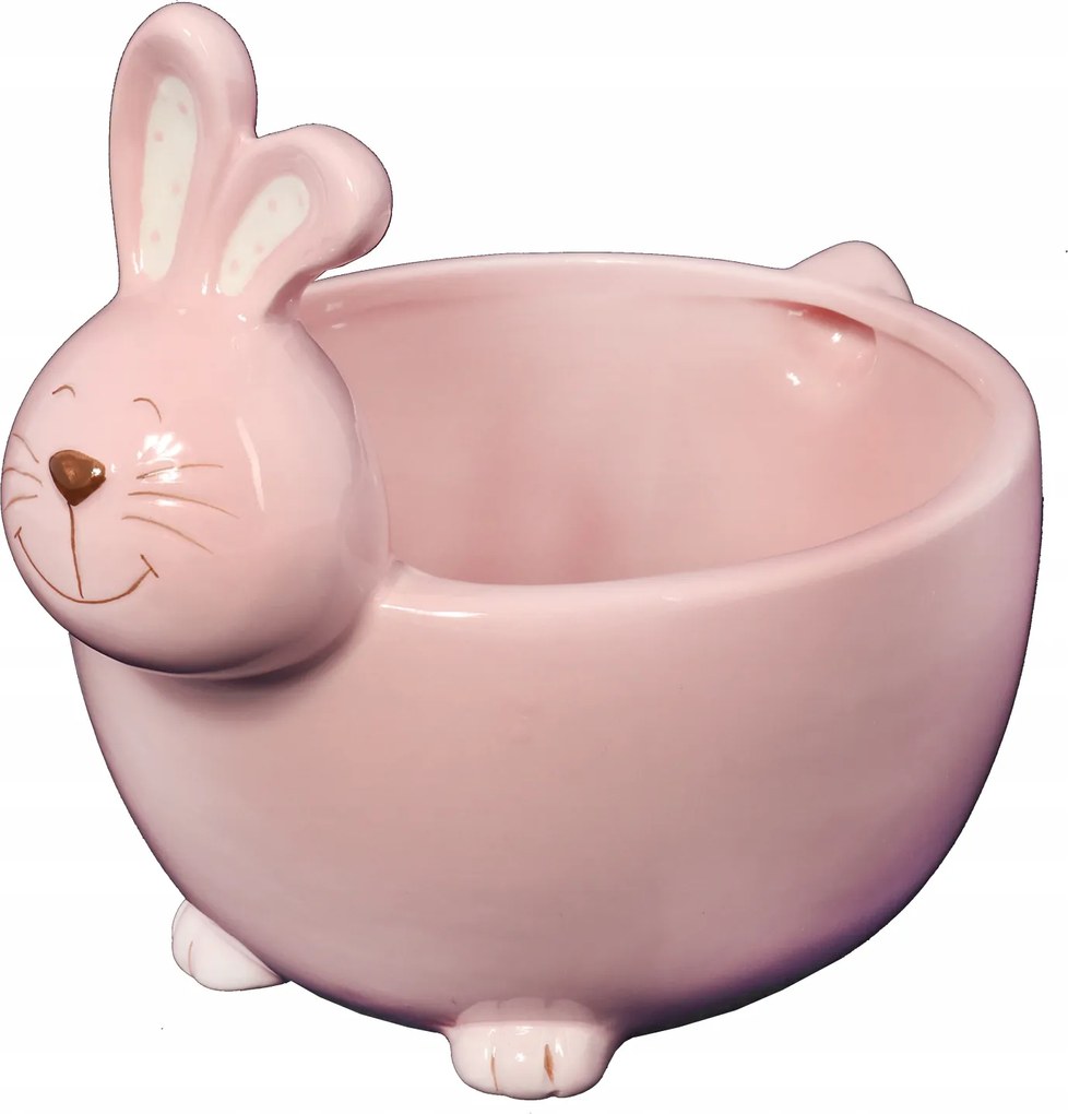 Húsvéti nyuszi kerámia tároló doboz 13cm