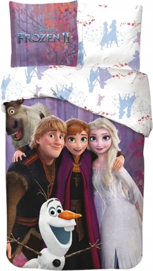Disney Jégvarázs Magic Team ágyneműhuzat 140×200cm, 65x65 cm