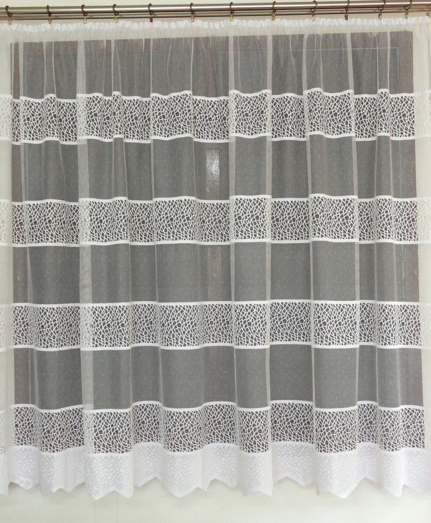 Mg Függöny 648/242 Fehér 200X160 kész szalaggal