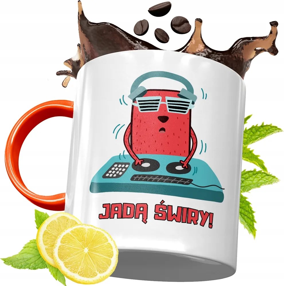 Narancssárga Bögre Dja Ajándék fényképes nyomtatással