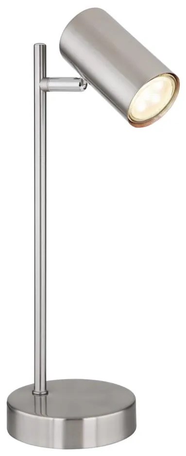 Globo 57910T - Asztali lámpa ROBBY 1xGU10/5W/230V matt króm