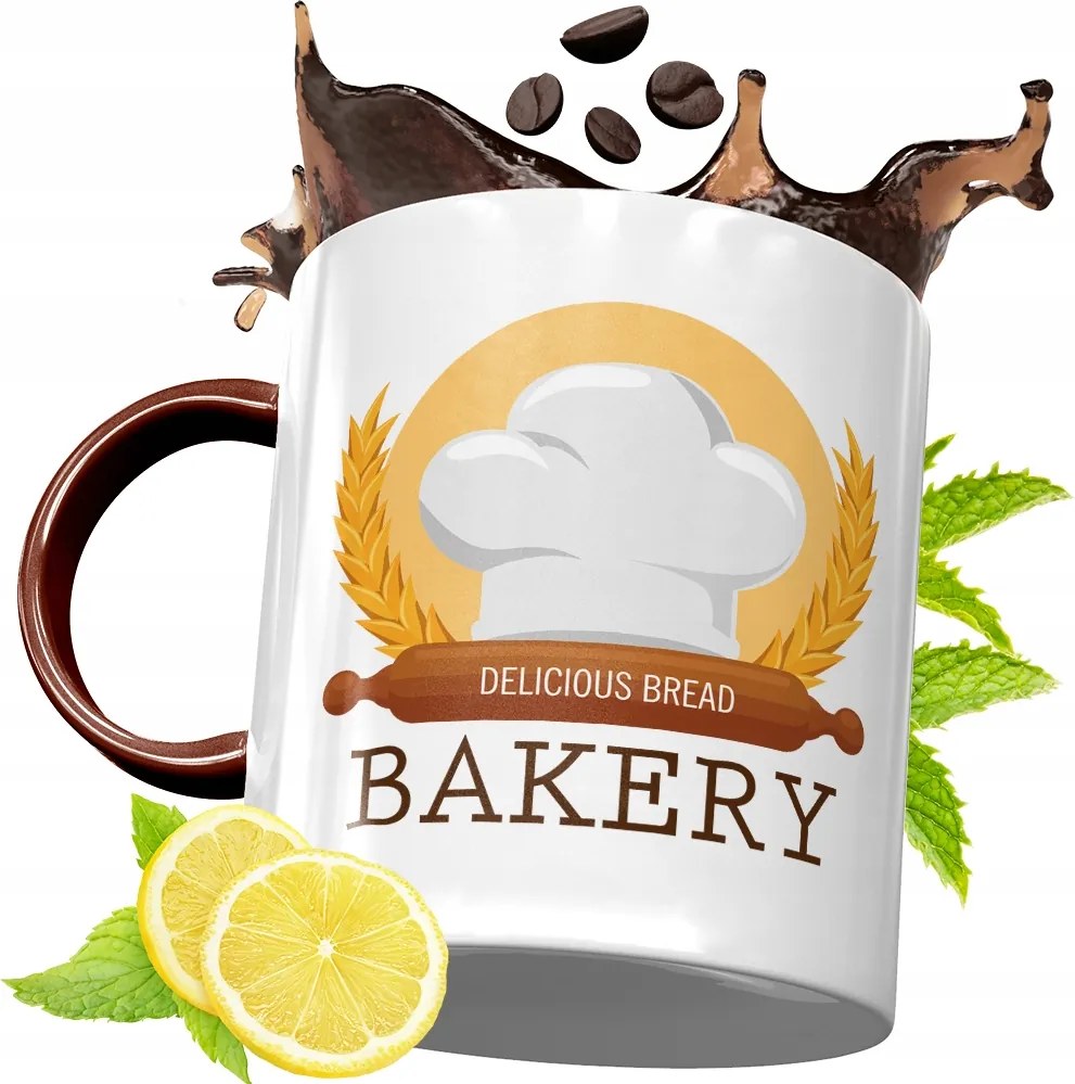 Bordó Bögre Péknek Születésnapra Ajándék fényképes nyomattal