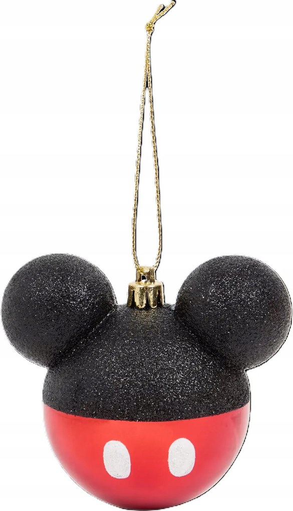 Disney Mickey karácsonyfadísz 4 db-os díszcsomagolásban