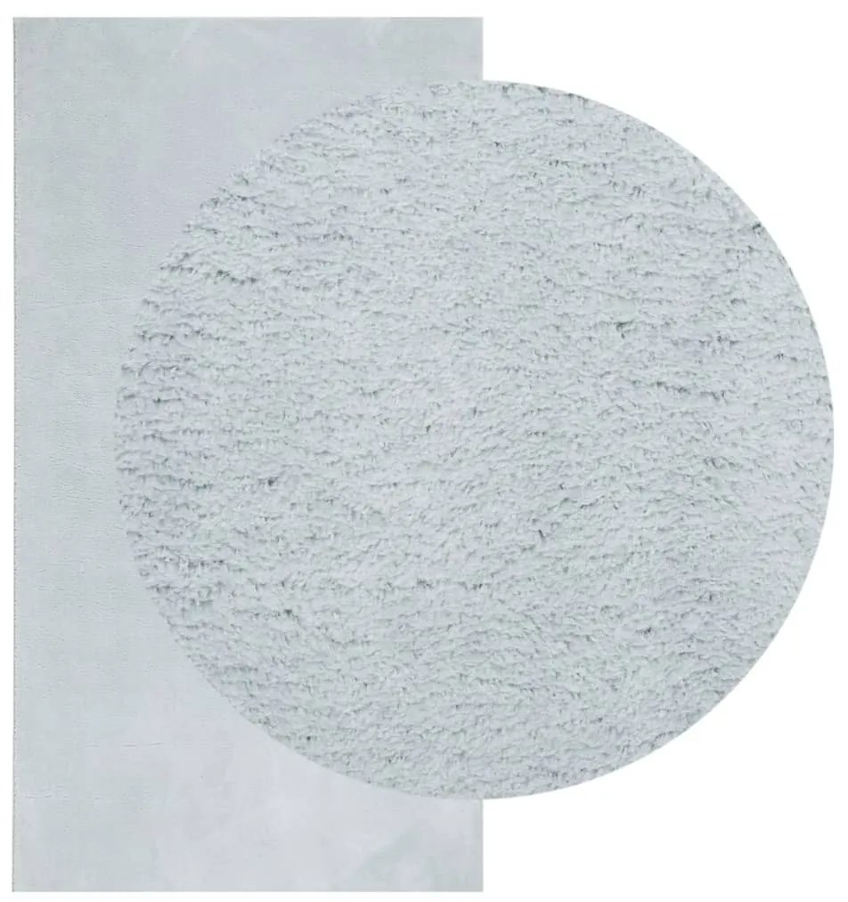 HUARTE kék rövid szálú puha és mosható szőnyeg 80 x 150 cm