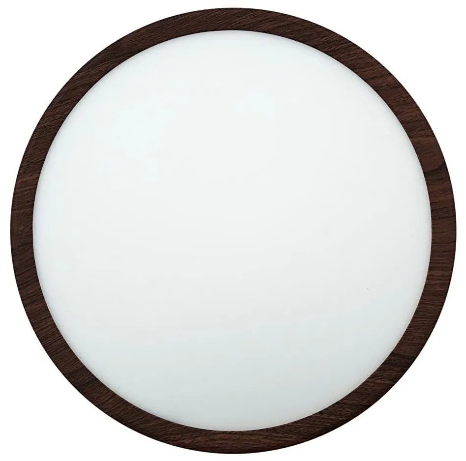 LED mennyezeti lámpatest LED/24W/230V 3000/4000/6500K átm. 30 cm barna