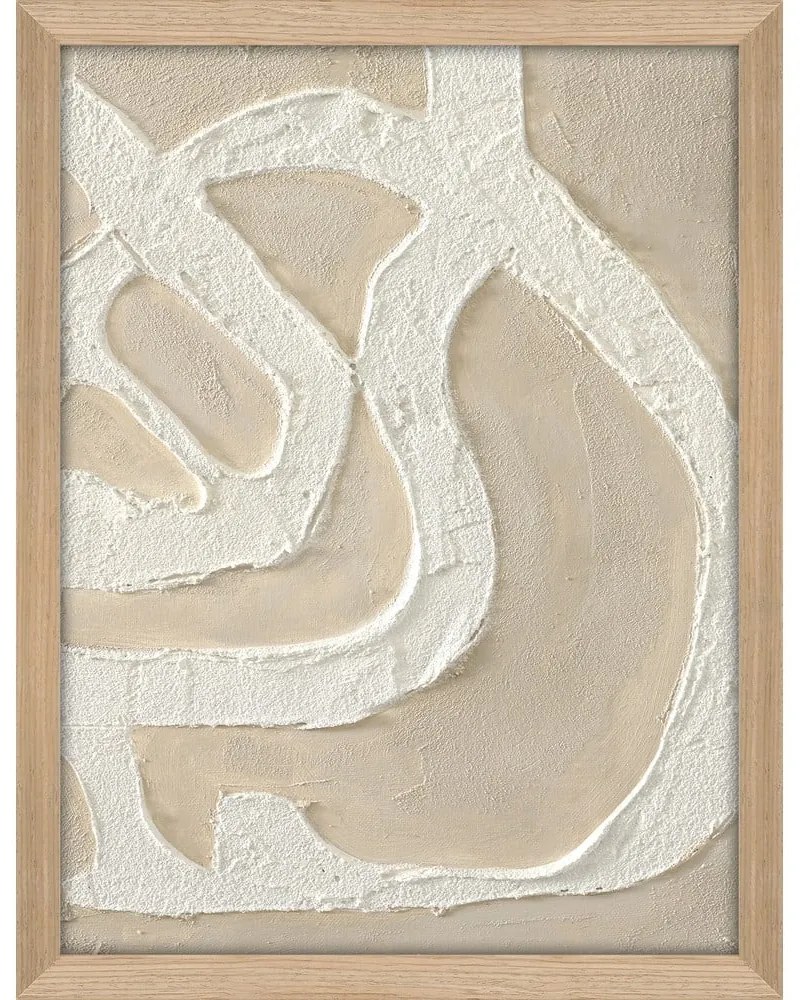 Kézzel festett kép 32,5x42,5 cm Raw organic – Malerifabrikken