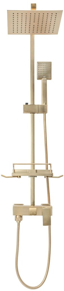 Zuhanyszett REA JACK BRUSHED GOLD