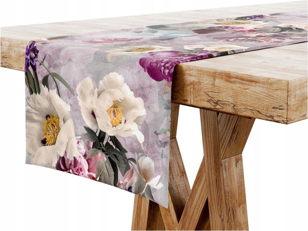 Asztalterítő 40x120 Dekoratív Virágok Fio 7701