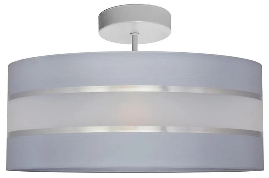 Csillár rúdon HELEN 3xE27/15W/230V szürke/fényes króm