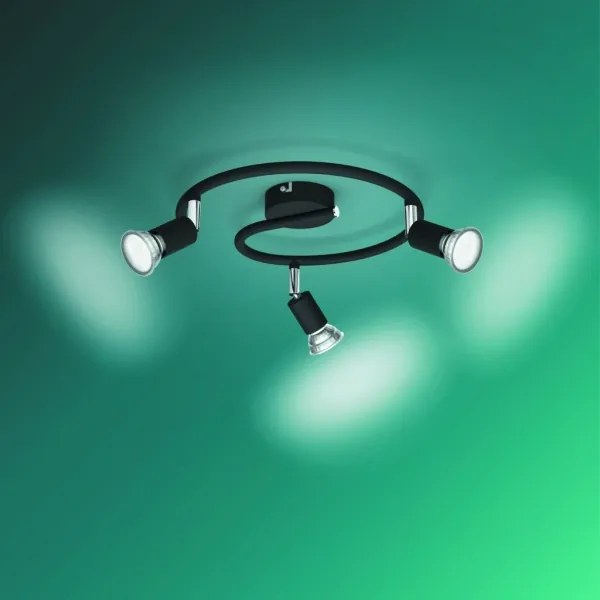 Philips - Spotlámpa LIMBALI 3xGU10/50W/230V fekete