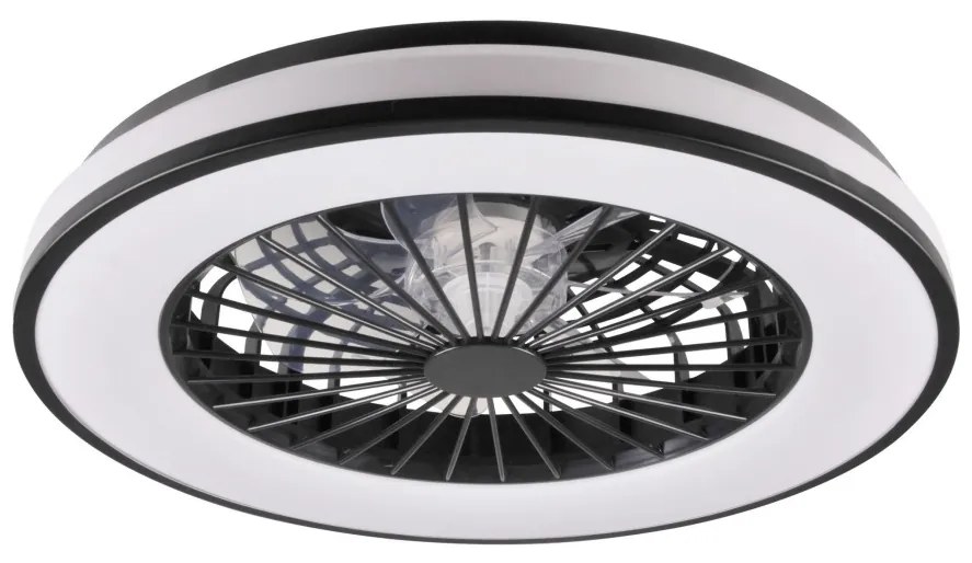 LED Dimmelhető mennyezeti lámpa ventilátorral LED/48W/230V 3000-6500K + távirányító