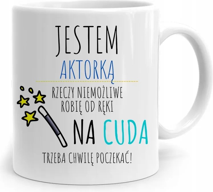 Színésznőnek Születésnapi Ajándék Bögre fényképes nyomtatással