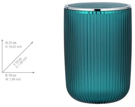 WENKO 24483100 - AGROPOLI kosár 19 x 27 cm, türkiz