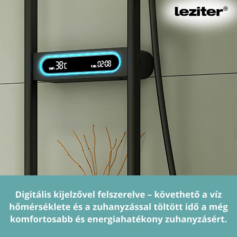 Tropic digitális zuhanyszett termosztátos csapteleppel