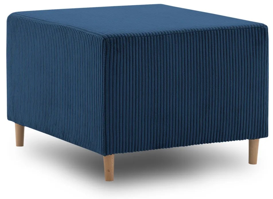 Fireze puff, kordbársony, kék