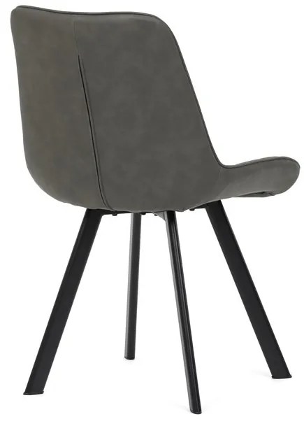 Szürke Vintage Szövet Étkezőszék. – HC-V3066