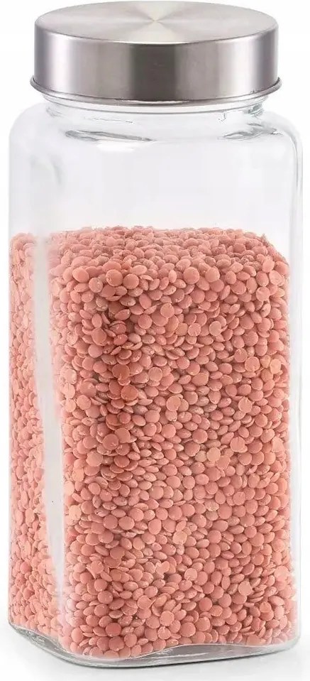 Tároló tégely, 620 ml, rozsdamentes acél fedél