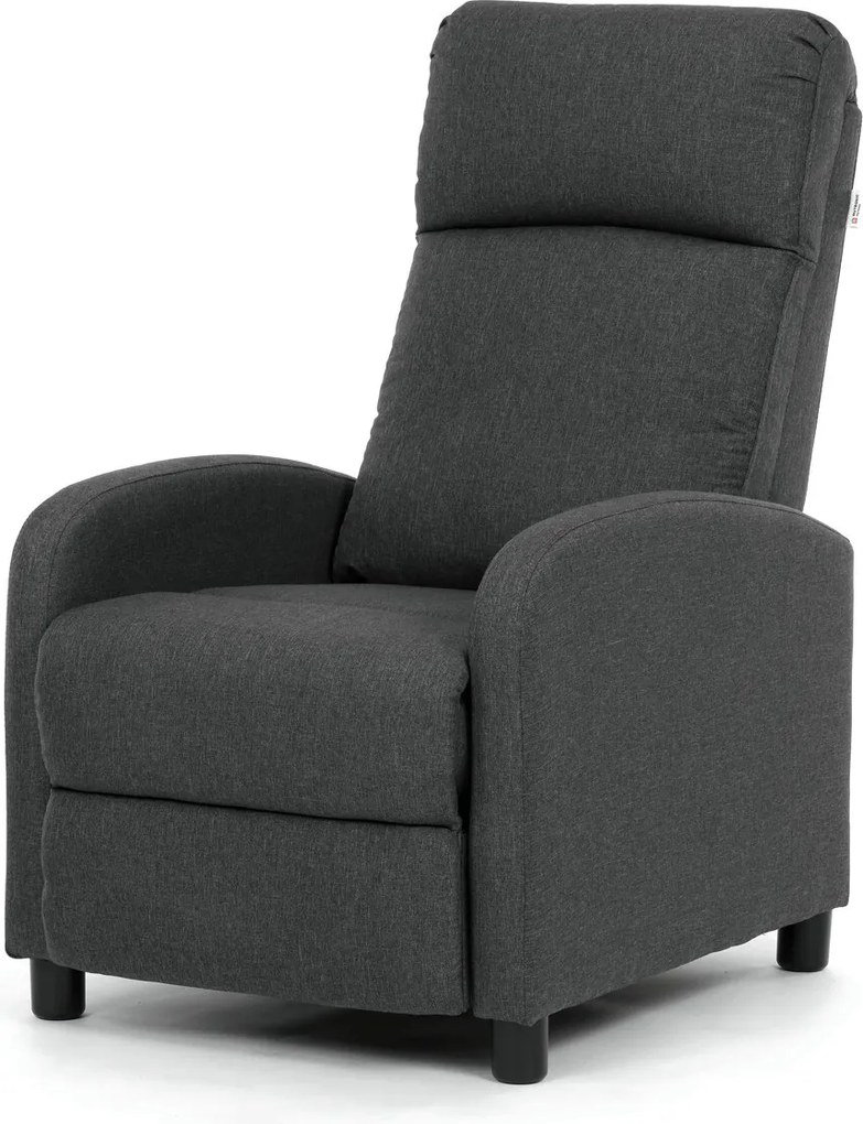 Polohovací křeslo, šedá, látka, TV-W3397 GREY2