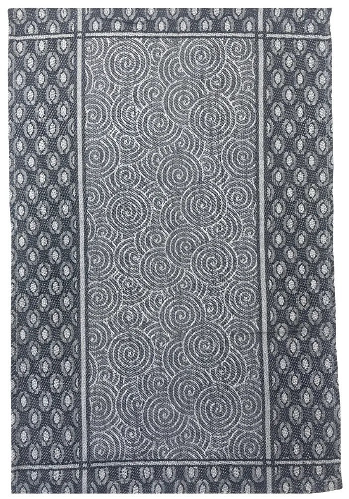 Konyhai pamut törölköző Carino szürke 40x60cm Faro
