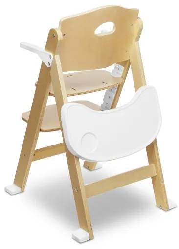 Lionelo - Gyermek etetőszék 3 az 1-ben FLORIS Fehér/Natúr