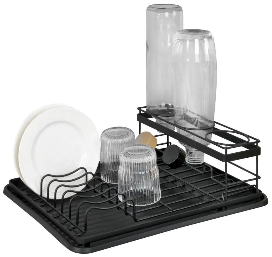 WENKO 54798100 - AMY edénycsepegtető 42,5x31,5 cm fekete