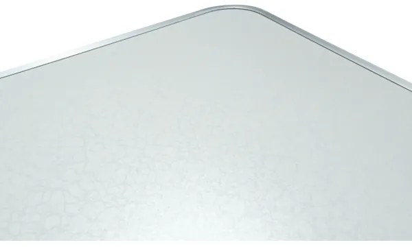 Összecsukható kempingasztal + 4x szék fehér/króm