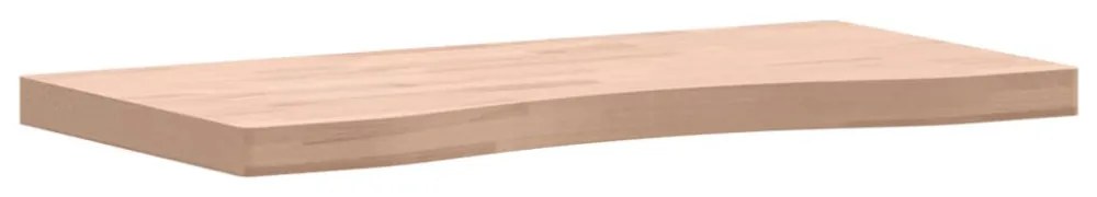 tömör bükkfa íróasztallap 80 x (36-40) x 4 cm