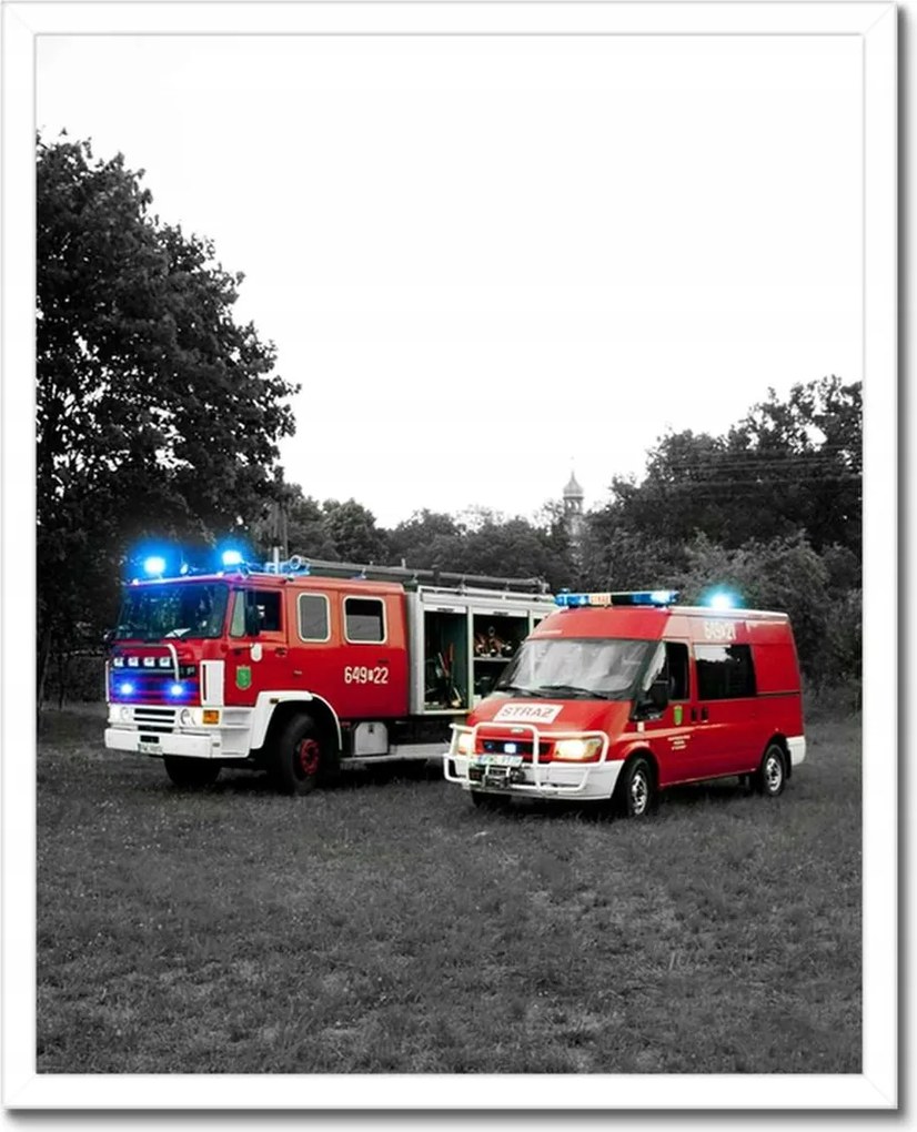 Poszterek keretben 40x50 Tűzoltóság