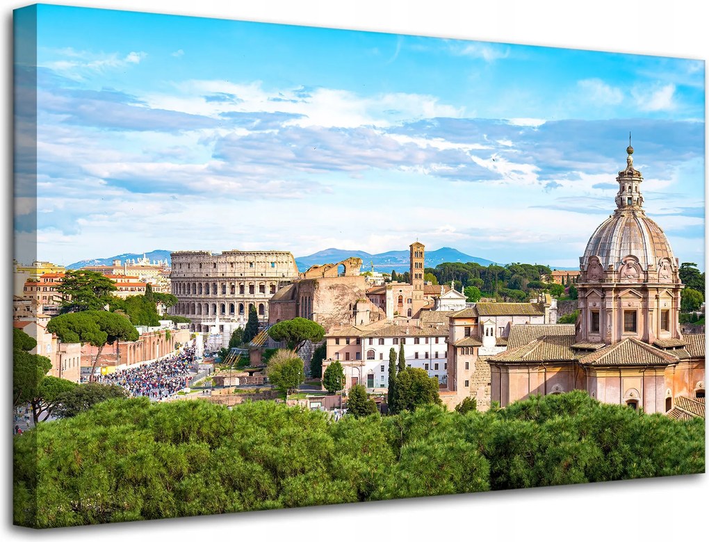 Vászonkép Építészet Róma a Távolból 80X50