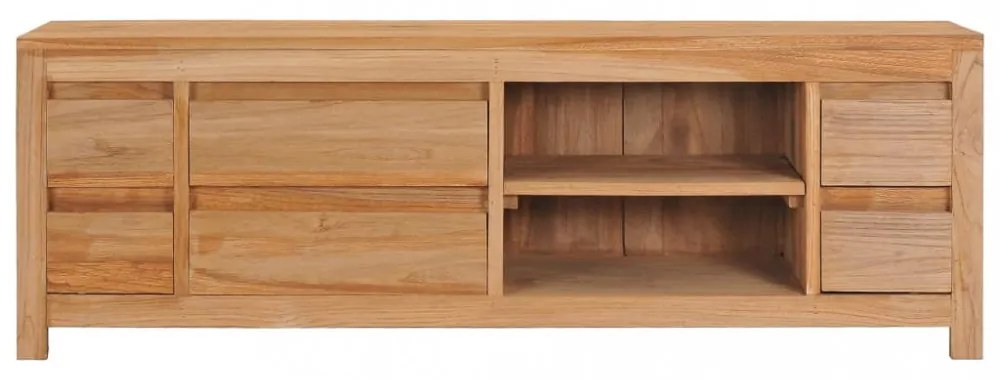 tömör tíkfa TV-szekrény 115 x 30 x 40 cm