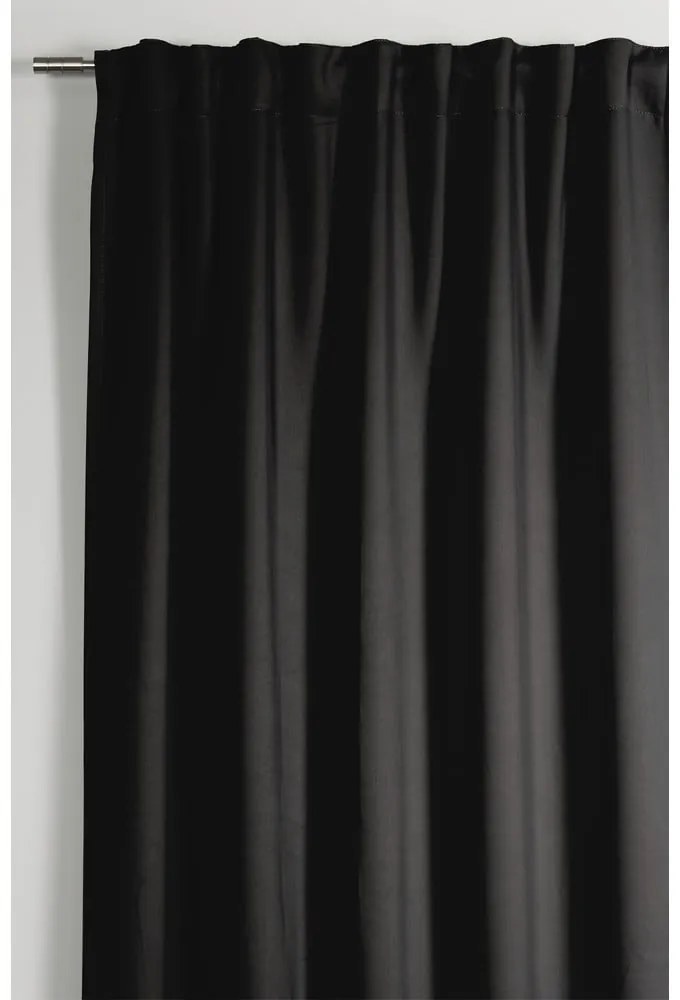 Fekete függöny 245x140 cm Dimout - Gardinia