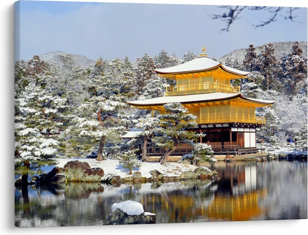 Kép - Kinkakuji, Japán (70x50 cm)