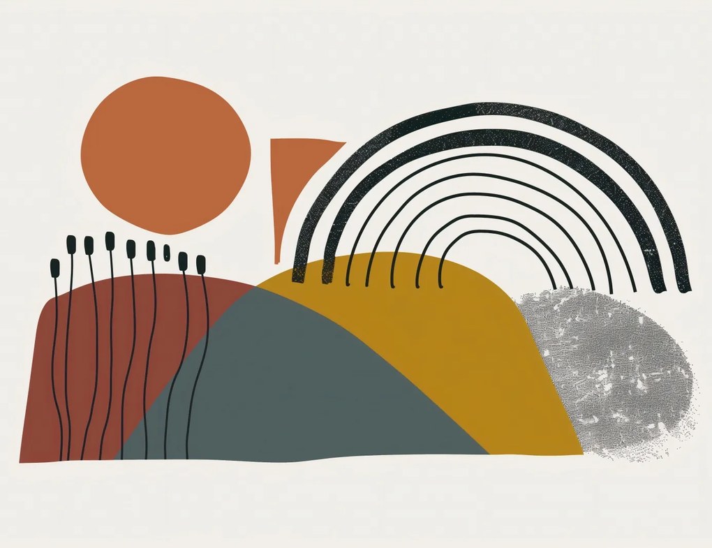 Poszter 65x50cm Napsütötte sarok