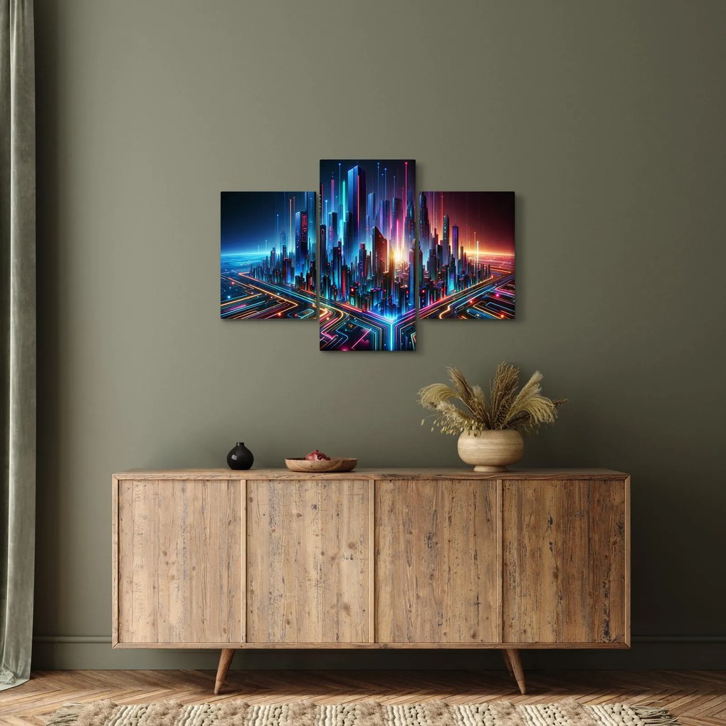 Kép - A jövő városa (90x60 cm)