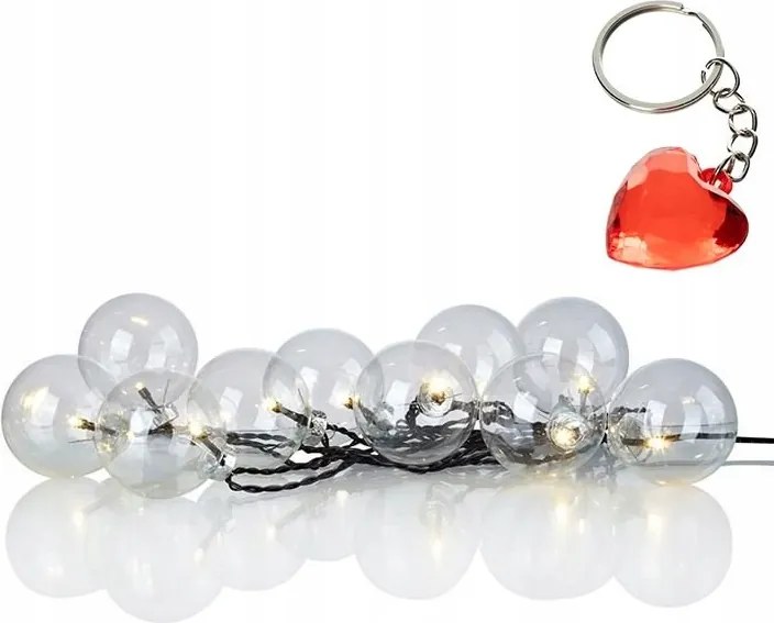 Gömb Fénylánc 10p Led 704202 Markslojd Ajándék