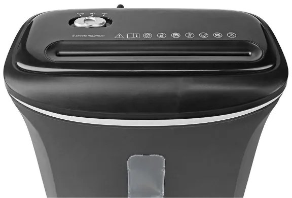 Nedis PASH120BKA4 - Iratmegsemmisítő A4 térfogat 12 l 230V fekete
