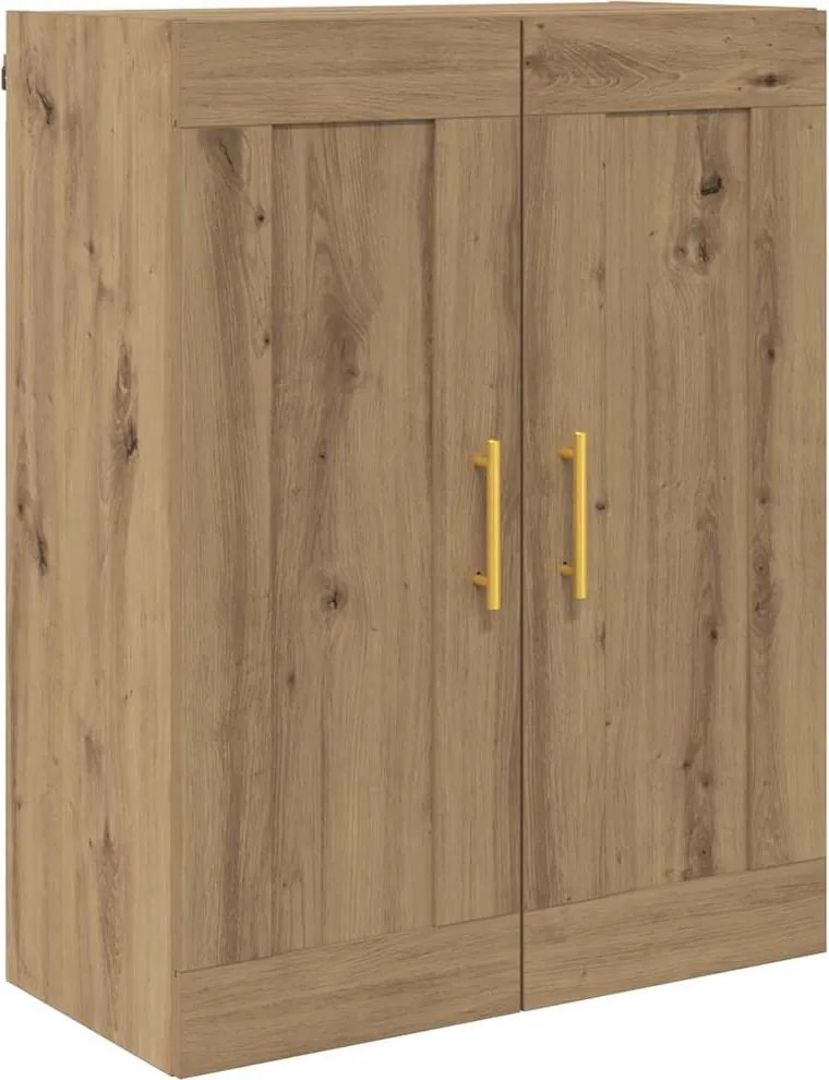 vidaXL Fali szekrény Artisan tölgy 69,5 x 34 x 90 cm Faanyag