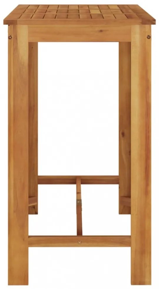 tömör akácfa kerti bárasztal 120 x 60 x 105 cm