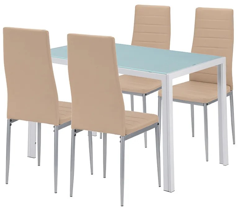 Midland 4+1 étkező garnitúra bézs-szürke