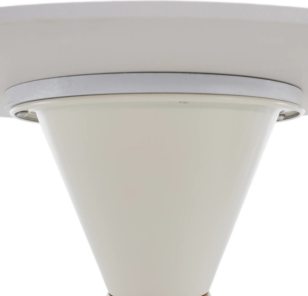 Dohányzóasztalok, 2 db-os szett, fehér márvány/fehér/arany, acél, MABUZ