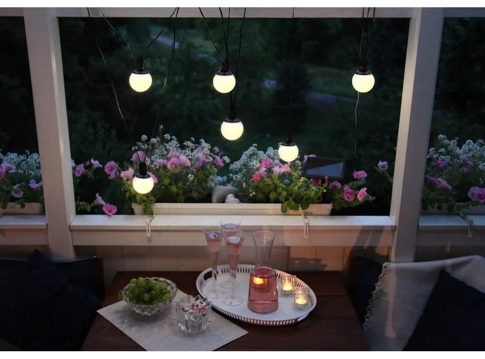 Globus kültéri napelemes LED fényfüzér, hosszúság 5 m - Star Trading