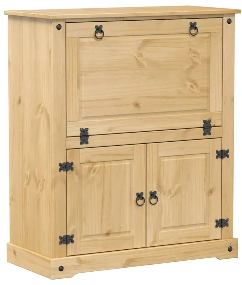 Corona tömör fenyőfa bortároló szekrény 97 x 45 x 114 cm