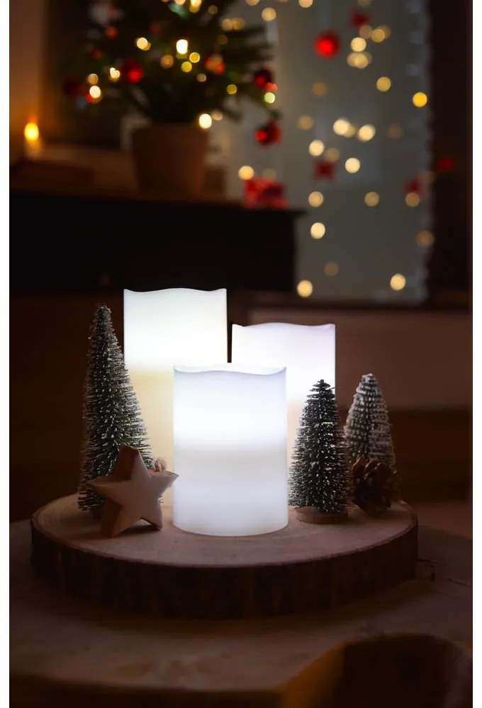 LED gyertya szett 3 db-os (magasság 10 cm) – Hilight